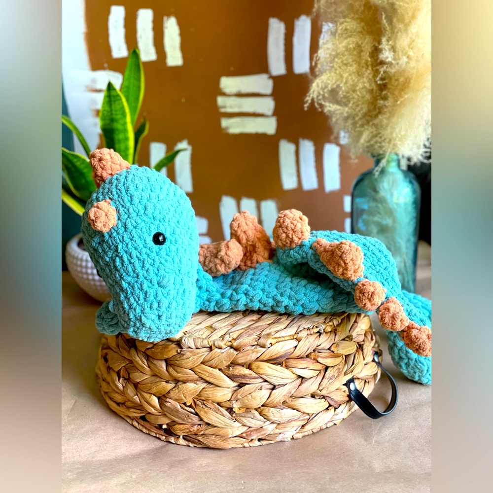 Ready to Ship Handmade Crochet Bohosaurus